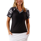 Women's Short Sleeve V-Neck Sun & Swim Shirt