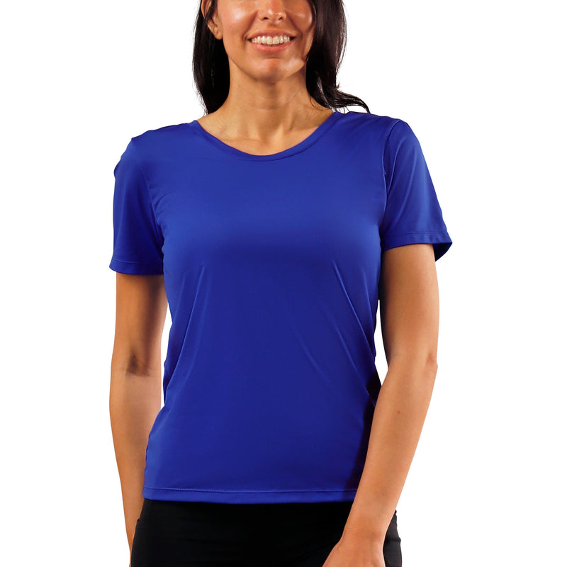 Women's Short Sleeve Reverse Neck Tee
