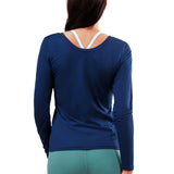 Women's Long Sleeve Reverse Neck Tee