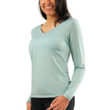 Women's Long Sleeve Reverse Neck Tee