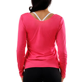 Women's Long Sleeve Reverse Neck Tee