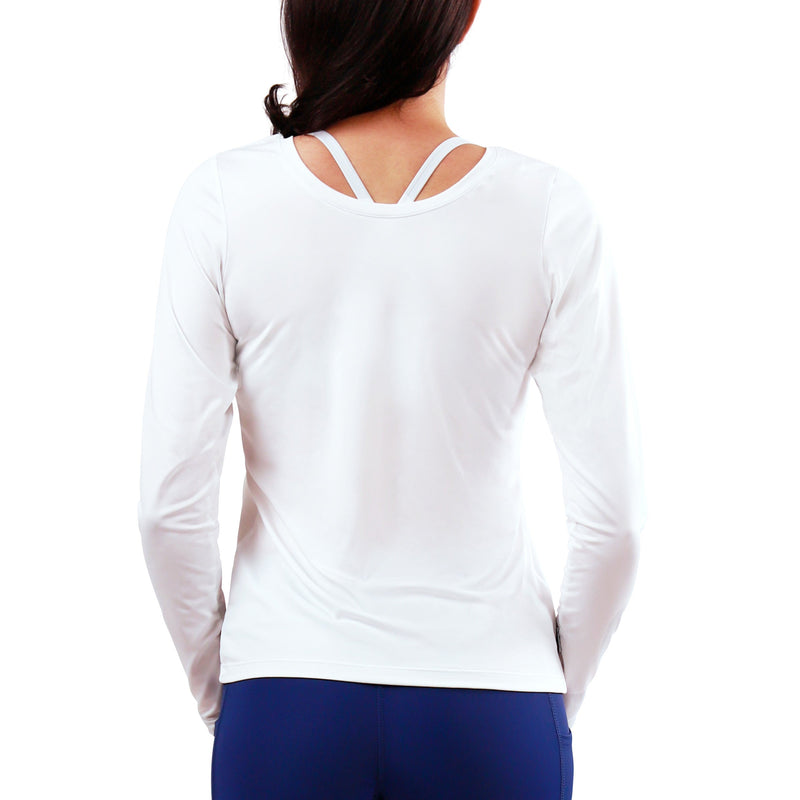 Women's Long Sleeve Reverse Neck Tee