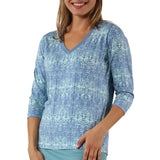 Women's 3/4 Sleeve V-Neck R&R Tee | FINAL SALE