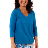 Women's 3/4 Sleeve V-Neck R&R Tee