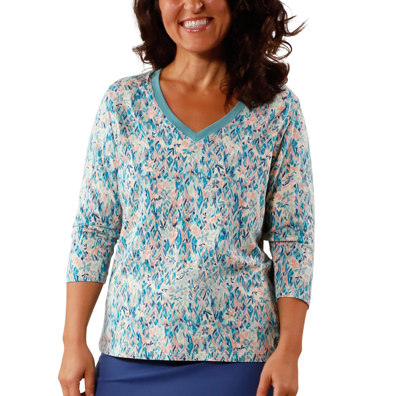 Women's 3/4 Sleeve V-Neck R&R Tee | FINAL SALE