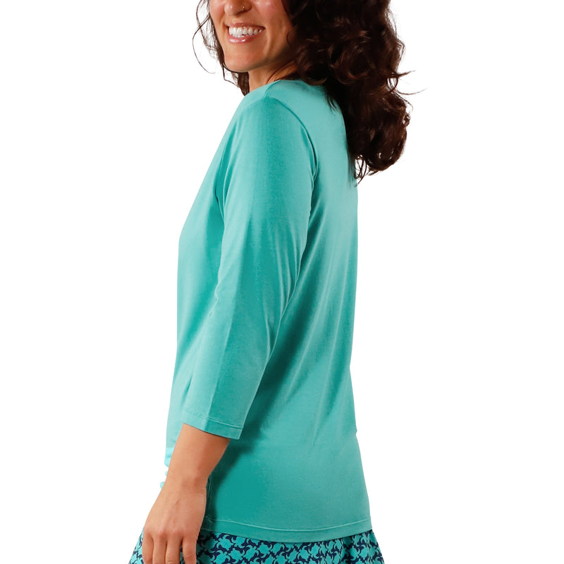 Women's 3/4 Sleeve V-Neck R&R Tee | FINAL SALE