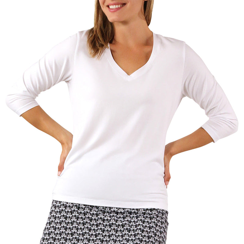 Women's 3/4 Sleeve V-Neck R&R Tee