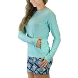 Women's Long Sleeve Crew Sun & Swim Shirt