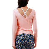 Women's Long Sleeve Reverse Neck Sun & Swim Shirt