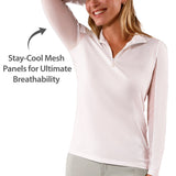 Women's Quarter Zip Vented Sun Shirt