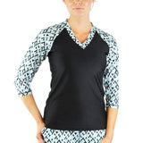 Women's V-Neck Sun & Swim Shirt | FINAL SALE