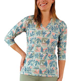 Women's V-Neck Sun & Swim Shirt