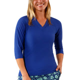 Women's V-Neck Sun & Swim Shirt