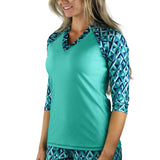 Women's V-Neck Sun & Swim Shirt | FINAL SALE