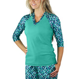 Women's V-Neck Sun & Swim Shirt | FINAL SALE