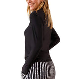 Women's Long Sleeve Quarter Zip Sun & Swim Shirt