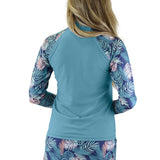 Women's Long Sleeve Quarter Zip Sun & Swim Shirt