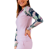 Women's Long Sleeve Quarter Zip Sun & Swim Shirt
