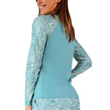 Women's Long Sleeve Quarter Zip Sun & Swim Shirt