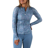 Women's Long Sleeve Full Zip Rash Guard