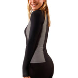 Women's Long Sleeve Full Zip Rash Guard