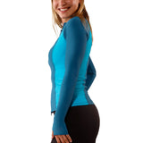 Women's Long Sleeve Full Zip Rash Guard
