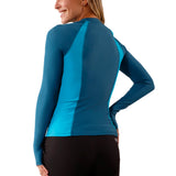 Women's Long Sleeve Full Zip Rash Guard