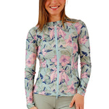 Women's Long Sleeve Full Zip Rash Guard