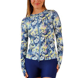Women's Long Sleeve Full Zip Rash Guard