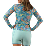 Women's Long Sleeve Full Zip Rash Guard