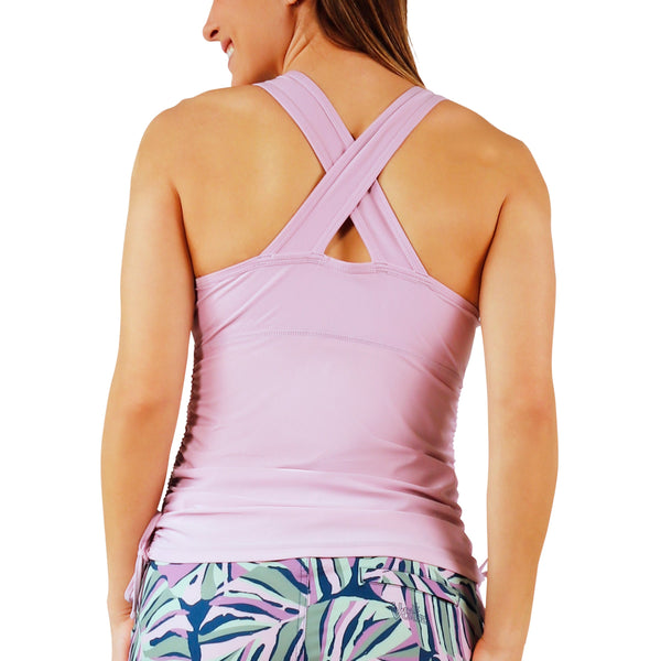 Women's Ruched Scoop Tank Top