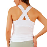 Women's Ruched Scoop Tank Top