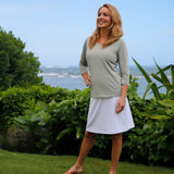 Women's Knee Length Travel Skort