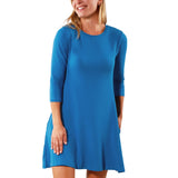 Women's 3/4 Sleeve Swing Dress