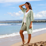 Women's Front-Tie Sun Kimono