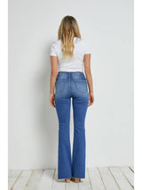 Jean Mica High Rise Side Slit