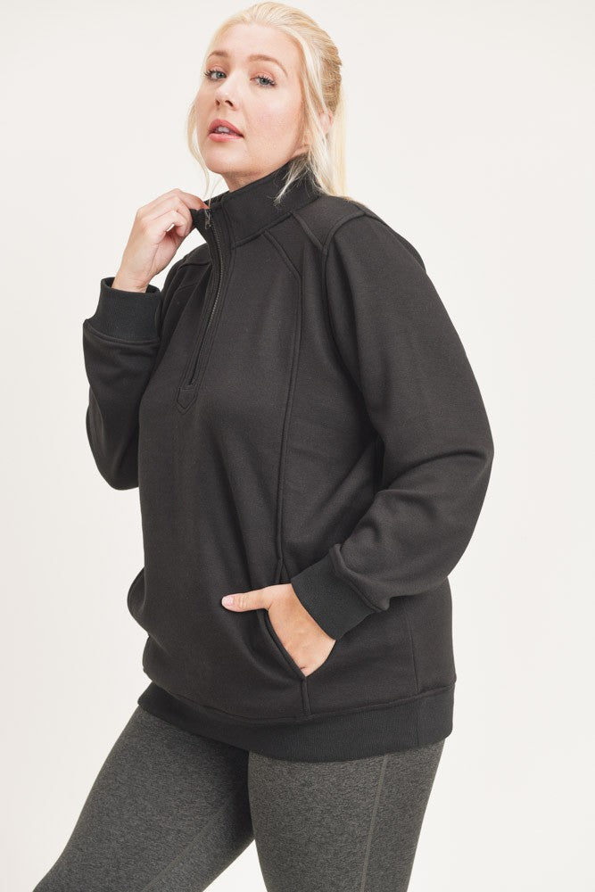 Half-Zip Raglan Jacket