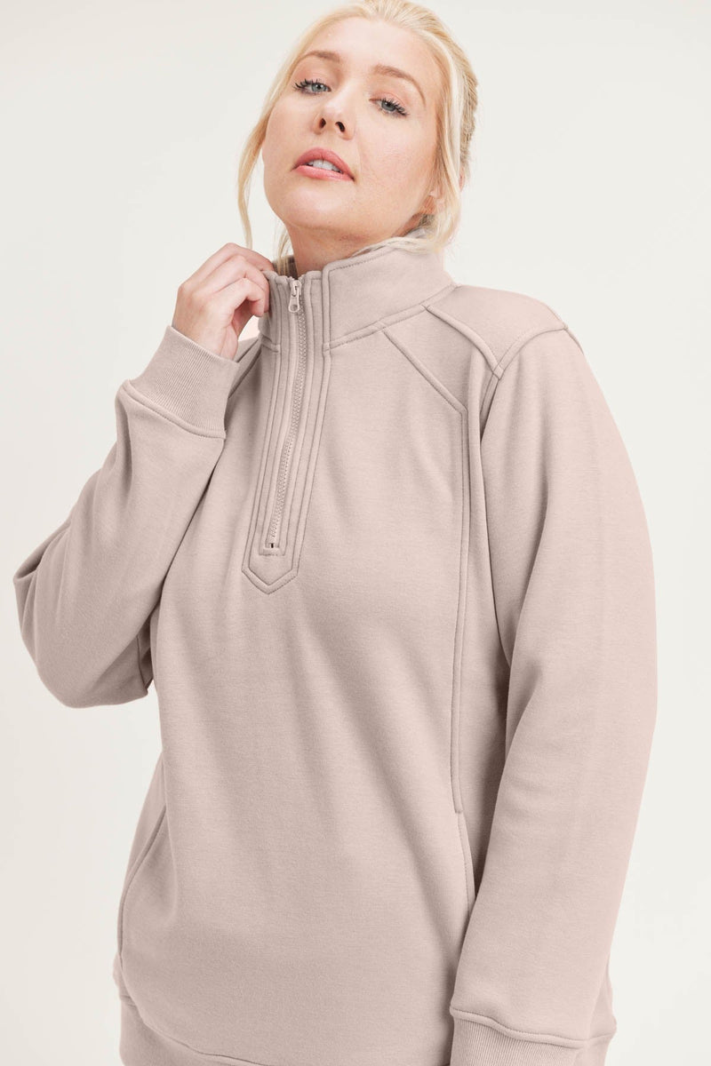 Half-Zip Raglan Jacket