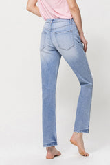 High Rise Stretch Boyfriend Jeans