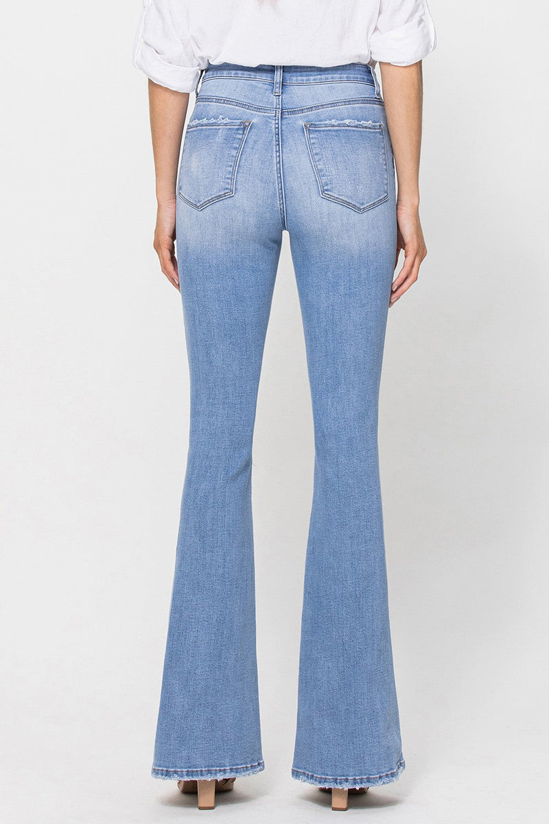 Vervet High Rise Long Flare Jean