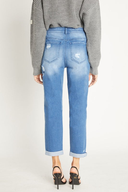Slouchy destructed boyfriend Jeans