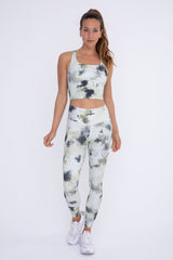 Inkblot Tie Dye High-waist leggings