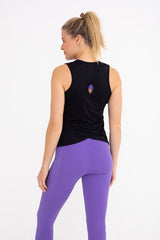 Cutout back slim fit active tank