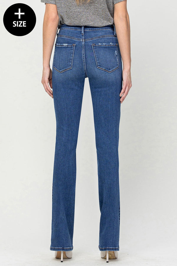 Vervet Plus Size High Rise Bootcut Jean