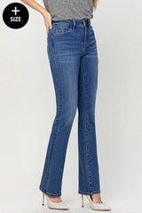 Vervet Plus Size High Rise Bootcut Jean