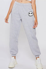 Fleece Basic Jogger w/Smiley Face