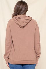 Layered Raglan Hoodie