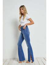 Jean Mica High Rise Side Slit