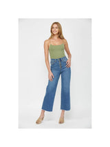 Jean Mica Wide Leg Crop