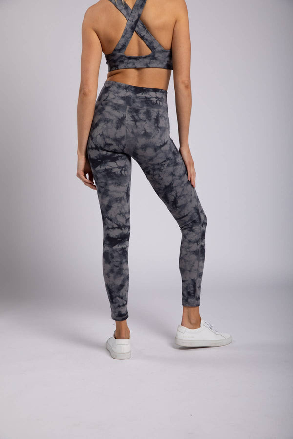 Tie-Dyed High-waisted Leggings
